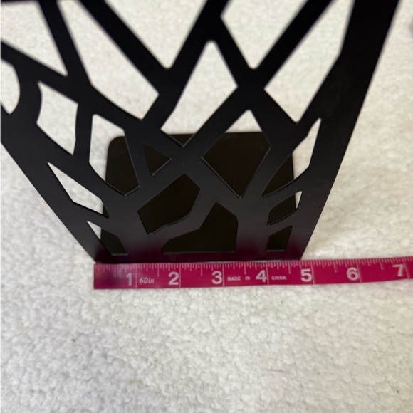 6 black metal tree bookends - Picture 5 of 7